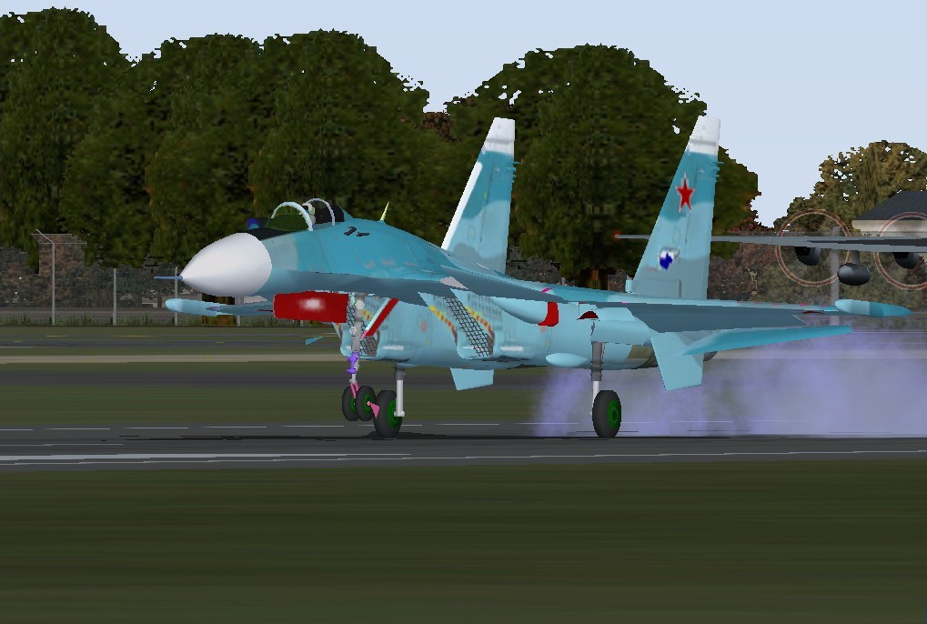 Touchdown ...