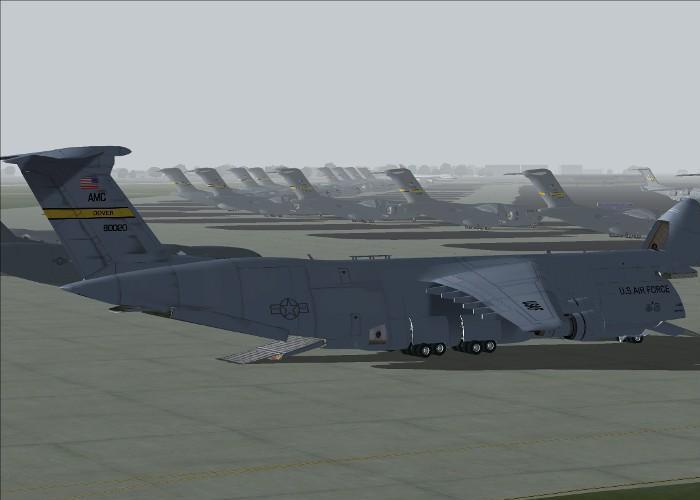 You can see the SC logos on these C-17s and the Tramac IS Identical to KCHS AFCAD I designed